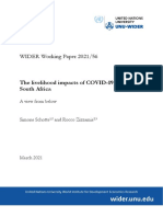 wp2021 56 Livelihood Impacts COVID 19 Urban South Africa