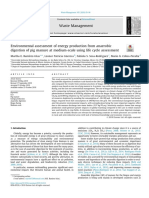 Environmental Assessment of Energy Production From Anaerobic Digestion of Pig Manure at Medium-Scale Using Life Cycle Assessment.