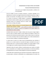 J. Arundale. Interpretaciones en El Aquí y El Ahora. Resumen