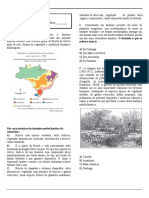 Exercícios Dominios Morfoclimáticos