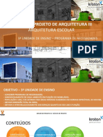 Atelier de Projeto de Arquitetura Iii Ar