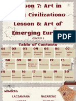 Lesson 7 Art in Early Civilizations PDF