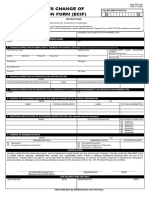 Employer'S Change of Information Form (Ecif) : Instructions