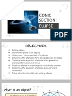 (PreCal 11) Conic Section - Ellipse PDF