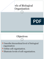 4 Levels of Biological OrganizationPPT