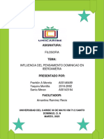 Influencia Del Pensamiento Dominicano en Iberoámerica