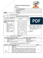 Sesion de Aprendizaje Elaboramos Un Manual de Convivencia 21 de Marzo