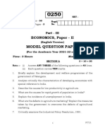 Economics II EM MQP PDF