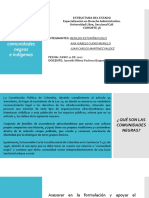 Rama Legislatica Representación de Comunidades Negras