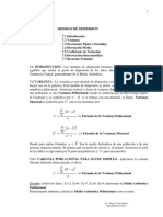 Estadistica Tema Vii Medidas de Dispersion 2020 PDF