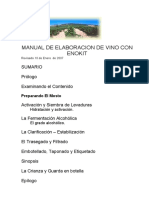 Manual de Elaboracion de Vino Enokit