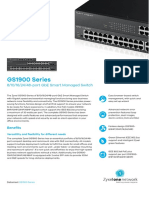 Switch (Comutador) 24P 101001000 + 2P SFP Gerenciável L2 - GS1900-24 - GS1900-24 - Zyxel