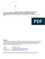 10 - Effectivity of Play - Based Interventions in Children With Autism Spectrum Disorder and Their Parents - A Systematic Review