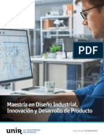 Maestría en Diseño Industrial, Innovación y Desarrollo de Producto