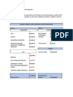 Ejercicio Contabilidad Especializada 1