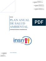 Plan Anual de Salud Ambiental 2022