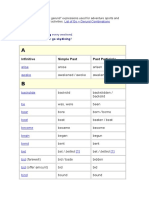 Grammar Irregular Verbs