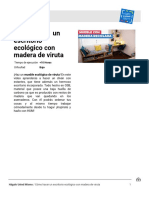 Como Hacer Un Escritorio Ecologico Con Madera de Viruta