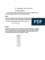 What Are Measures of Central Tendency