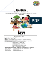 Toaz - Info English9 q1 Mod16 Explain How Words Are Derived From Names of Persons and Places PR