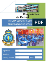 Prueba Ecr Diagnostica Hge 1ro Secundaria