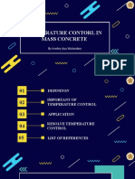 Temperature Control in Mass Concrete