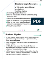 IE2104 Week 4 - Boolean Algebra