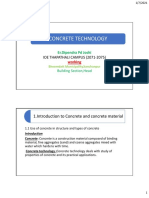 Concrete Tchnology and Masonry Structures