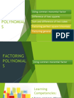 Factoring Polynomials (Common Monomial)