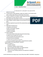 Respiration in Plant - Important Qs - Important Questions - ICSE - PDF