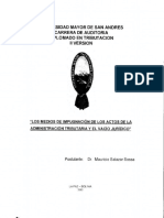 Dip-Trib-040-2005 Los Medios de Impugnacion de Los Actos de La Administracion Tributaria y El Vacio Juridico