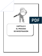 Capítulo II El Proceso de Investigación