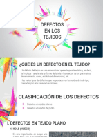 Defectos en Los Tejidos