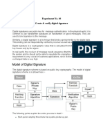 Expt 10 Digital Signatures