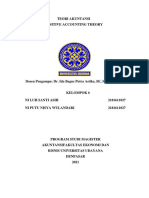 Teori Akuntansi Keuangan - Positive Accounting Theory - Kelompok 5