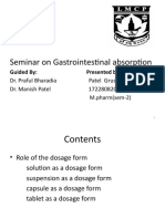 Different Dosage Form Absorption