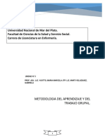 Universidad Nacional de Mar Del Plata. Facultad de Ciencias de La Salud y Servicio Social. Carrera de Licenciatura en Enfermería