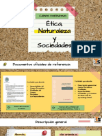 Campo Formativo. Ética, Naturaleza y Sociedades