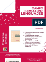 Campo Formativo. LENGUAJES