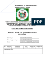 MC - R0 Cisterna + Tanque Elevado