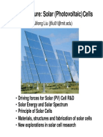 Solar Cells L6 Crystalline Si Technology