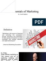 Fundamentals of Marketing