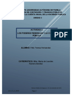 Actividad 2. Los Poderes Federales Y La Cuenta Pública