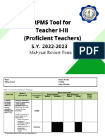 Proficient Midyear Review Form