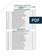 Lista de Estudiantes 2023