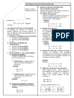 Sistemas de Ecuaciones Lineales