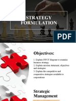 Mac - 311 Strategy Formulation