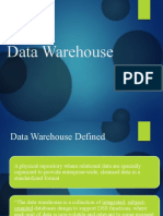 Lecture 10 - 11 - Data Warehousing