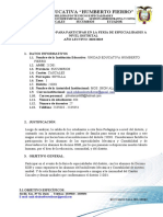 Plan de Contingencia para Feria de Especialidades Definitivo