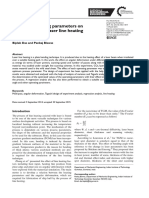 Effect of Operating Parameters On Plate Bending by Laser Line Heating